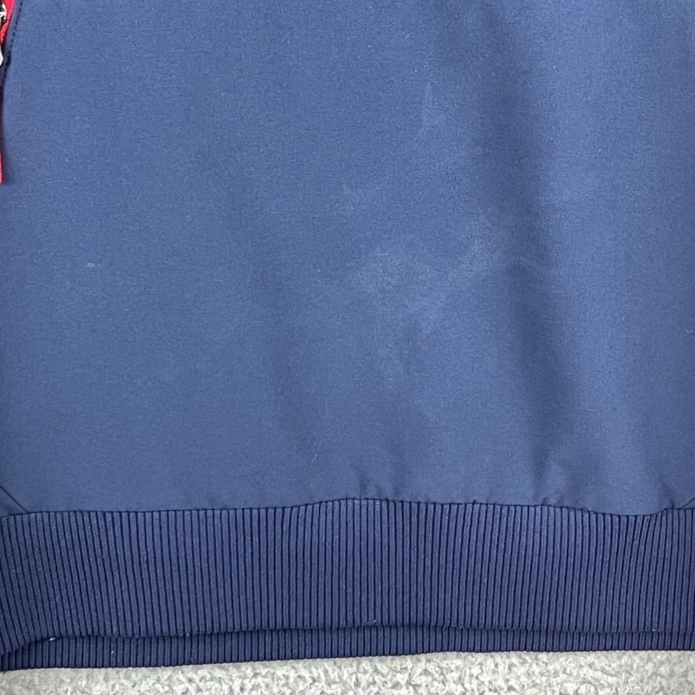 The North Face Men's Small Tekno Pullover Hoodie Jacket Navy‎ Blue (stain/wear)